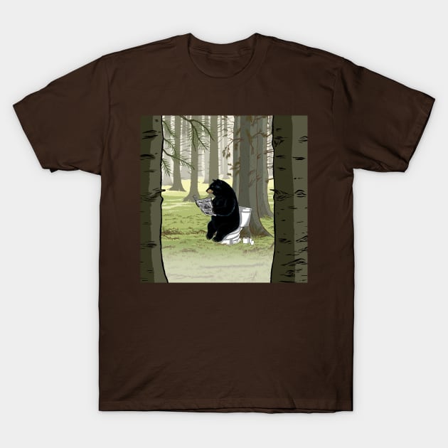 DO BEARS SH*T IN THE WOODS? T-Shirt by Chris LaBonte